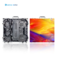 Écran LED publicitaire étanche pour intérieur P2.604 P2.976 et extérieur P3.91 160 °   Panneau mural LED à angle de vision réglable