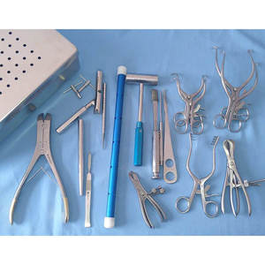 Kit d'instruments chirurgicaux pour traumatismes orthopédiques vétérinaires, clous élastiques, vis canulées 6,5 mm, certifié CE, modèle DC-PK-0055 - Product Image 1