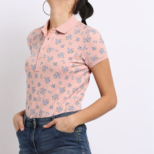 เสื้อยืดผู้หญิงลำลองสั่งทำโลโก้ขายส่ง คุณภาพสูง ผลิตจากวัสดุถักแบบระบายอากาศ เป็นมิตรกับสิ่งแวดล้อม แขนสั้น - Product Image 4