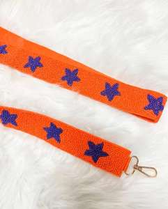 Correa de Bolso con Letras Bordadas a Mano con Cuentas de Cristal, Diseño de Lujo Moderno, Hecho a Mano, Color y Forma Personalizables - Product Image 1