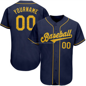 Maillot de baseball unisexe de haute qualité à séchage rapide 100% polyester, personnalisé, respirant, anti-humidité, imprimé par transfert thermique, col en V - Product Image 3