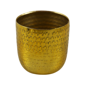 Gold Theme Wax Jar Standard Quality Design Metal <b>Candle</b> Votive for Indoor Home Villa <b>Dinner</b> and Wedding <b>Candle</b> Making Design - Product Image 1