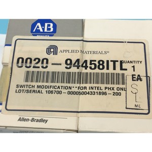 AMAT 0020-94458 ชุดดัดแปลงสวิตช์สำหรับ INTEL PHX - อุปกรณ์และชิ้นส่วนเซมิคอนดักเตอร์มือสองที่เชื่อถือได้ระดับโลกที่ - Product Image 3