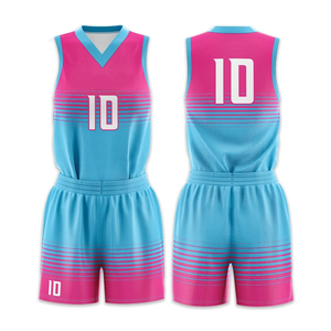 Ensemble d'uniformes de basketball respirants imprimés par sublimation, personnalisables à faible MOQ, 100 % polyester, haute qualité - Product Image 6