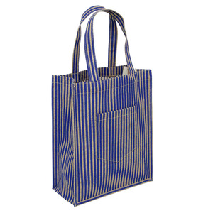 Sacs de transport en tissu réutilisables écologiques avec logo personnalisé, sacs de plage pour femmes, sacs fourre-tout laminés, sacs de courses promotionnels, sacs en jute - Product Image 3