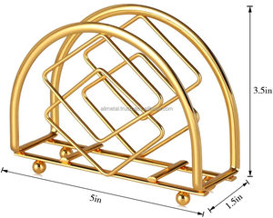 Modern Stainless Steel Napkin Holder with Customized Color and Logo High Standard Quality for Home and Kitchen Use - Product Image 2