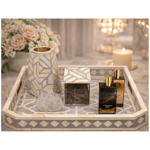 Nouvel article : Brûleur d'encens Mabkhara moderne en nacre, design arabe avec incrustation de MOP, pour encens Oud arabe Mubkhar - Product Image 5