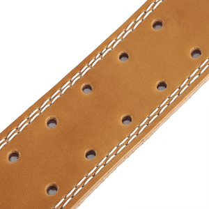 Heavy Duty Custom Made Adjustable Non-Slip Weightlifting Back Support Leather <b>Belt</b> Buckle for Unisex Body Building Training Wear - Product Image 4