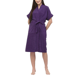 Breathable Lounge Wear Women Colorful Bathrobes Custom Print <b>Dressing</b> <b>Gown</b> Thick Lady Home Home Wear - Product Image 4