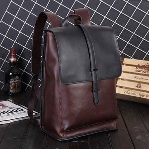 Mochila Antirrobo de Cuero Genuino de 20-39L con Compartimento para Portátil, Unisex, Cierre de Hebilla, Correas para Hombro - Product Image 4