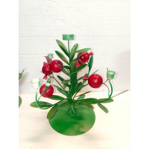 Support mural en métal pour bougies, motif fleurs et feuilles, style muguet, pour bougies chauffe-plat, guirlande suspendue, décoration de mariage, fête et maison, vente en gros - Product Image 5