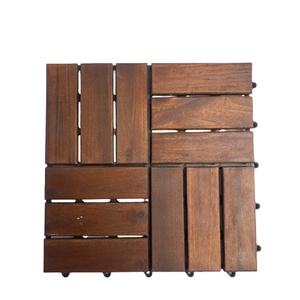 Azulejos de cubierta de enclavamiento duraderos económicos de fábrica de Vietnam, suelo de madera impermeable liso moderno, cubierta de Acacia para clic - Product Image 3