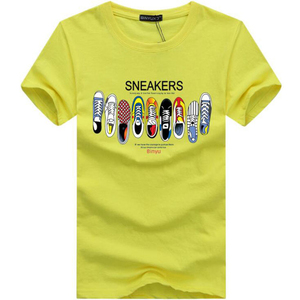 Camiseta Casual de Verano para Hombre, Manga Corta, Cuello Redondo, Estilo Urbano, Algodón, Tallas Grandes, Venta al Por Mayor - Product Image 3