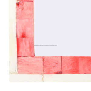 Cadre photo personnalisé de meilleure qualité fabriqué à la main en bois et incrustation de résine pour la décoration de l'Inde. - Product Image 3