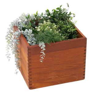 Jardinière élégante en teck au design moderne - Aqdus Saleem - Product Image 2