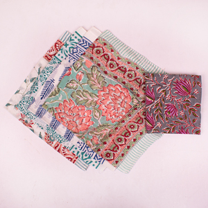 Multi-colour Handmade Block Printed Cotton Bandana Eco-Friendly <b>Head</b> <b>Wrap</b> Stylish Unisex Square Scarf Organic Neck Accessory - Product Image 4