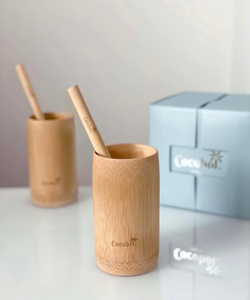 Large Diameter <b>Bamboo</b> <b>Straws</b> for Boba Tea Reusable Biodegradable Natural <b>Straws</b> Eco Friendly Bubble Tea Tools - Product Image 3