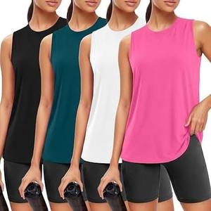 Streetwear Athletic <b>Top</b> Womens Fitness Tank Shirt Fashion Fitness Casual - Product Image 1