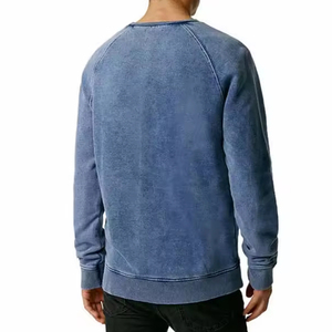 Sudaderas Básicas con Logotipo Personalizado para Hombre, Diseño Moderno, Transpirables, Lavadas al Ácido - Product Image 4
