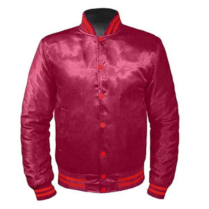 Custom Alpha Sorority Fraternity Letterman Jacket Stylish University Greek Apparel Satin Baseball Bomber Jacket Snap <b>Button</b> - Product Image 1