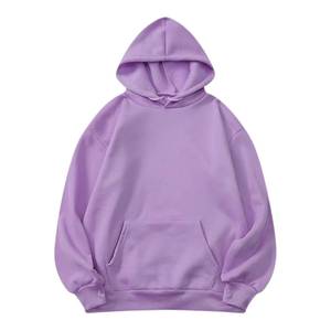 เสื้อฮู้ดผ้าฝ้ายโรงงานพร้อมโลโก้ เสื้อฮู้ดซิปผู้หญิง เสื้อฮู้ดผู้หญิงแบบสวม ระบายอากาศได้ดี สไตล์ลำลอง ขายส่งจากผู้ผลิต - Product Image 2
