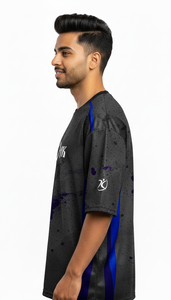 เสื้อยืดโอเวอร์ไซส์ลำลองสไตล์สตรีทแฟชั่นสำหรับผู้ชาย ลายพิมพ์แบบซับลิเมชั่น - Product Image 3