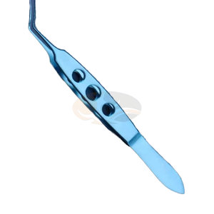 Pinces chirurgicales ophtalmiques manuelles en acier inoxydable, ensemble d'instruments de capsulorhexis, outils de chirurgie oculaire de haute précision, certifiés CE - Product Image 2