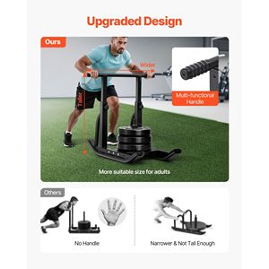 Slitta in Acciaio per Allenamento con Pesi, Attrezzatura per Miglioramento della Velocità, Equipaggiamento per Allenamento di Reazione e Coordinazione - Product Image 2