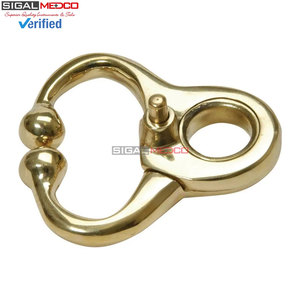Heavy Duty Bull <b>Nose</b> <b>Ring</b> 3 Inch Diameter Screw Type Solid Brass Cow Control Durable Veterinary Livestock Handling Equipment - Product Image 3