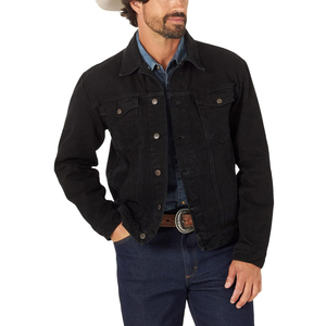 Nueva chaqueta vaquera de mezclilla elegante para hombre, chaqueta vaquera cálida de invierno con personalización en venta a un precio muy bajo. - Product Image 3
