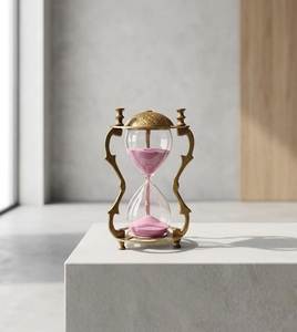 Reloj de Arena de Latón Hecho a Mano, Elegante Reloj de Arena Vintage, Decorativo para Oficina, Escritorio, Hogar, Mesa, Artículo Coleccionable, Regalo - Product Image 1