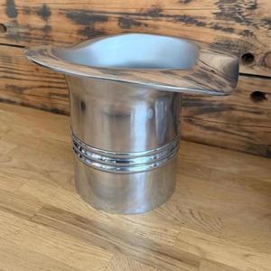 Seau à glace en métal style chapeau de cowboy, refroidisseur à vin de style européen pour la décoration de bar à domicile, utilisation pour les fêtes, seau à glace pour bière, idée cadeau - Product Image 3