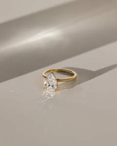 IGI/GIA Lab Grown Cut Diamond Vintage 14K Anillo de boda/compromiso amarillo Unisex Oro blanco fino para fiesta de aniversario-Worthy - Product Image 3