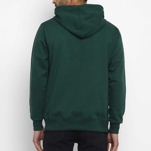 Unisex Zipper-Up French Terry Oversized Hoodie High Quality with Embroidered Pattern Solid <b>Style</b> Custom Printing for Men - Product Image 3