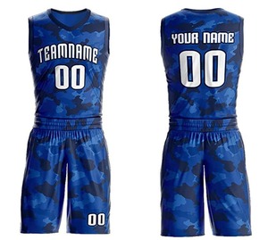 Uniformes de Baloncesto al Por Mayor, Conjunto de Primera Calidad, Nuevo Diseño, Transpirable, de Secado Rápido, Hecho de Poliéster/Algodón - Product Image 4