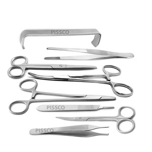 PISSCO Basic Minor Surgery Kit Minor Surgical <b>Instruments</b> Set General Minor Surgery <b>Instruments</b> Kit Medical Minor Surgery - Product Image 1
