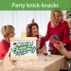 Pizarra blanca, soporte de madera, tablero de mensajes borrable, letrero para decoración de eventos, información de notas, <span class=keywords><strong>caballete</strong></span> de pizarra de escritorio - Product Image 6