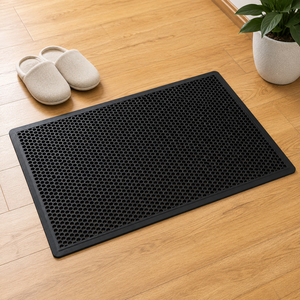 50*80 cm Size Modern Anti-Slip Rubber Hollow Mat for reasonable price from India - Product Image 3