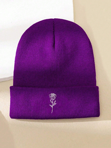 OEM/ODM Custom Beanie Unisex Knit Winter Cuffless <b>Brimless</b> Hats with 3D Embroidery Logo Low MOQ Cuffed Sports <b>Cap</b> for Women - Product Image 3