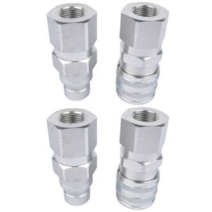 Hydraulic Quick Hitch Coupler Coupling Set for Skid Steer for BobCat Loader 2pcs Quick Connect - Product Image 6