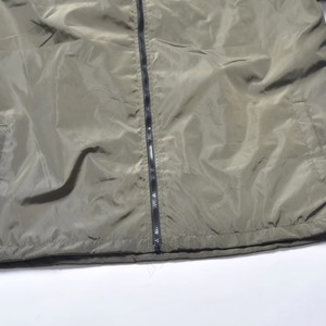 Chaqueta Blusón con Capucha para Hombre, Resistente al Viento, Color Sólido, Cierre de Cremallera, Estilo Casual para Primavera, Corte Regular, Material Fino Recubierto de Poliéster 100% - Product Image 6