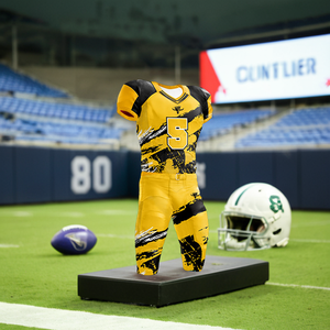 2024เสื้อเจอร์ซีย์ฟุตบอลอเมริกันแบบมีคุณภาพสูงพร้อมเสื้อผ้าลายทแยงและเสื้อบุนวม - Product Image 1