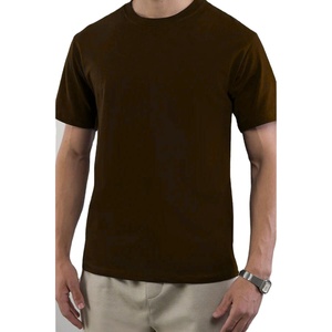 Chemises pour hommes personnalisées de qualité supérieure 100% coton T-shirt pour hommes Service OEM Manches courtes Col rond Logo personnalisé T-shirt respirant pour hommes - Product Image 2