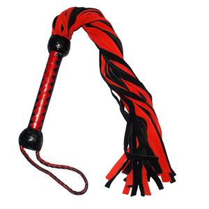 Fouets en cuir HMB-510A BDSM fessée modèle fouet noir pour adultes pour vêtements - Product Image 2