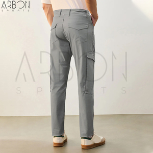 Pantalones Cargo de Algodón Ligeros, Cómodos, de Nueva Llegada, a la Moda, Hechos a Medida, de Corte Relajado, con Bolsillos Insertables, Servicio OEM ODM - Product Image 2