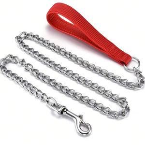 Cadena Metálica Premium para Perros, Correa de Alta Calidad y Duradera para Pasear Mascotas Fuertes, Uso en Entrenamiento al Aire Libre, Control de Seguridad - Product Image 1