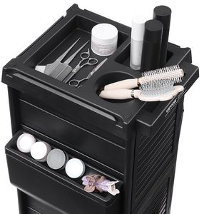 Carrito de Peluquería con Cerradura y 6 Cajones Extraíbles, Organizador de Herramientas de Peluquería de Plástico para Estilistas - Product Image 5