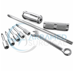 Juego de Extractores de Clavos Femorales Universales de Acero Inoxidable, Instrumento Quirúrgico Veterinario Ortopédico, Certificado CE, Reutilizable - Product Image 1