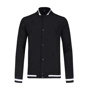 Chaqueta Varsity Personalizada al por Mayor 2026, Mezcla de Algodón, Cuello Alto, Logotipo Frontal, Ropa Urbana, Marca Privada, OEM, ODM, Proveedor y Fábrica en EE. UU. - Product Image 1