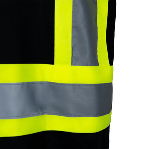 Gilet réfléchissant personnalisé avec logo, haute visibilité, travail de construction, t-shirt polo de sécurité réfléchissant à manches courtes - Product Image 5